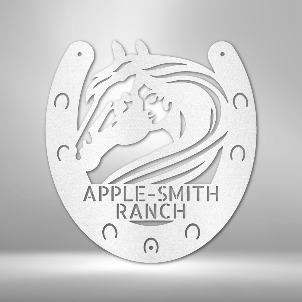 Horse Owner Monogram - Steel Sign