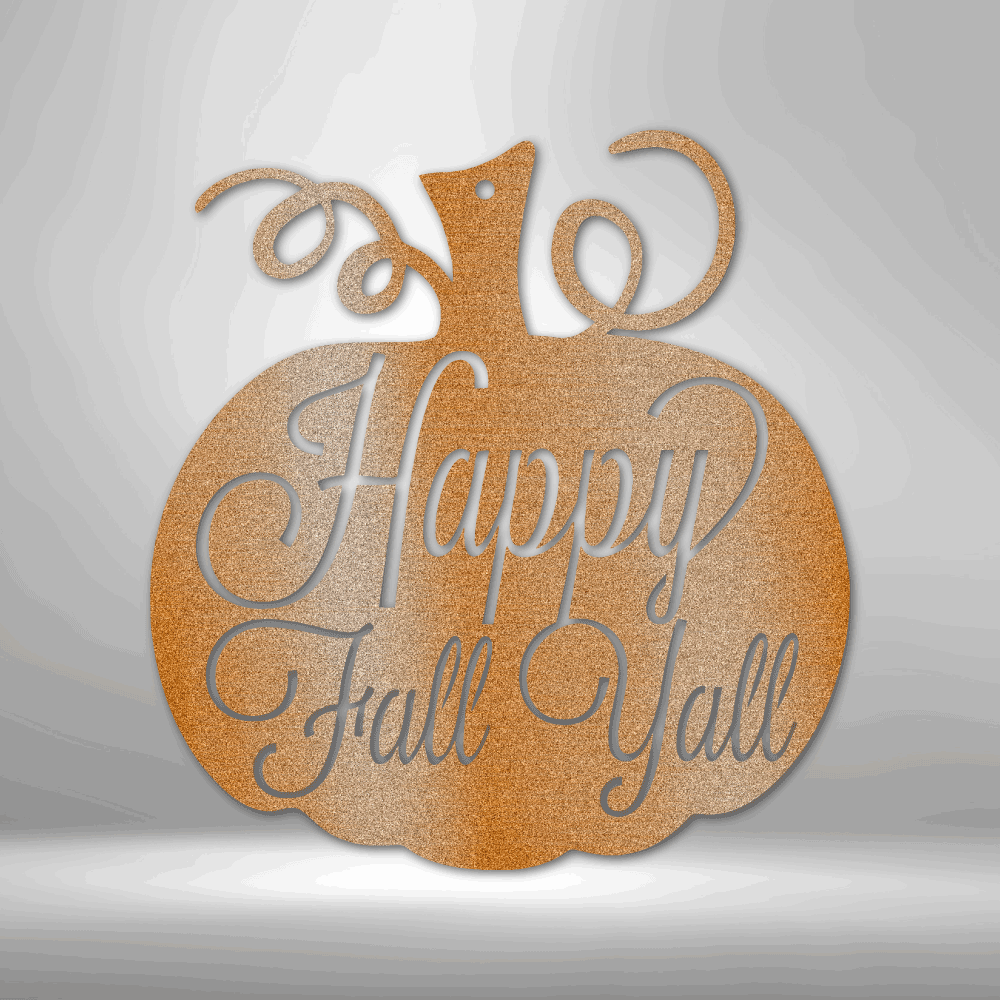 Fall Pumpkin - Steel Sign