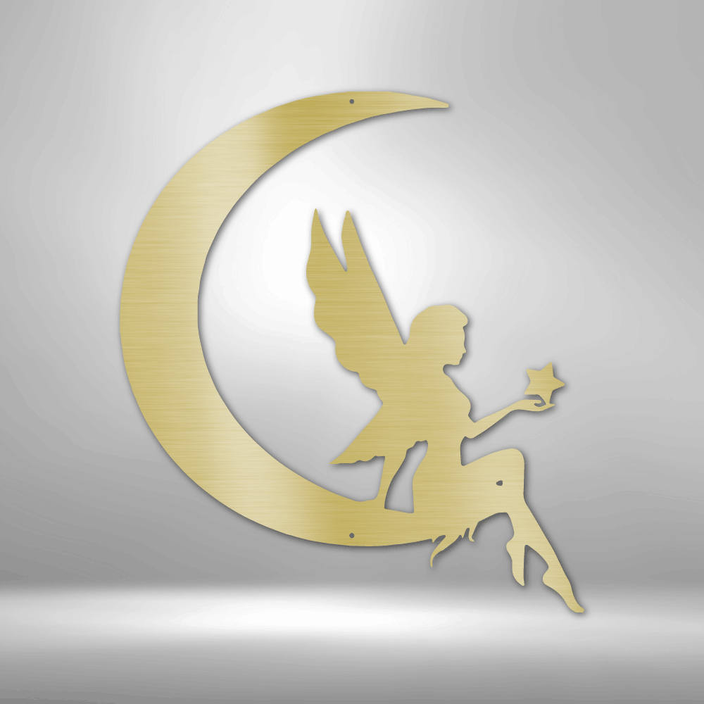 Fairy Moon - Steel Sign