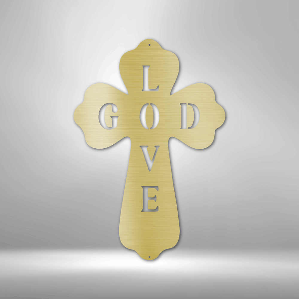 God Love - Steel Sign