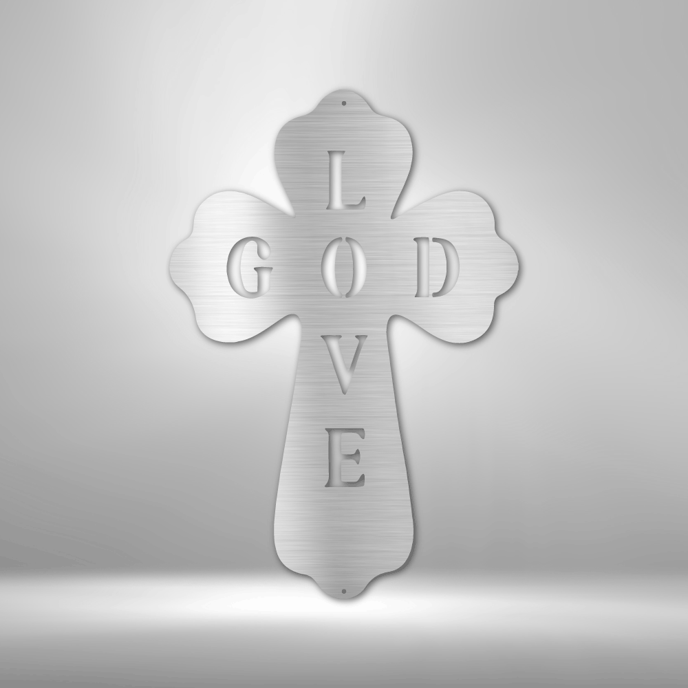 God Love - Steel Sign