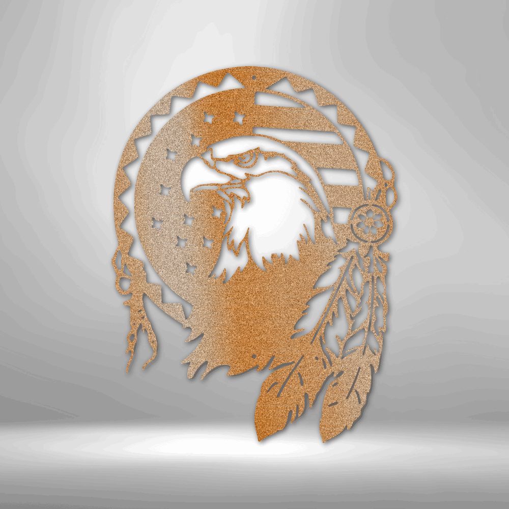 Native Eagle - Steel Sign