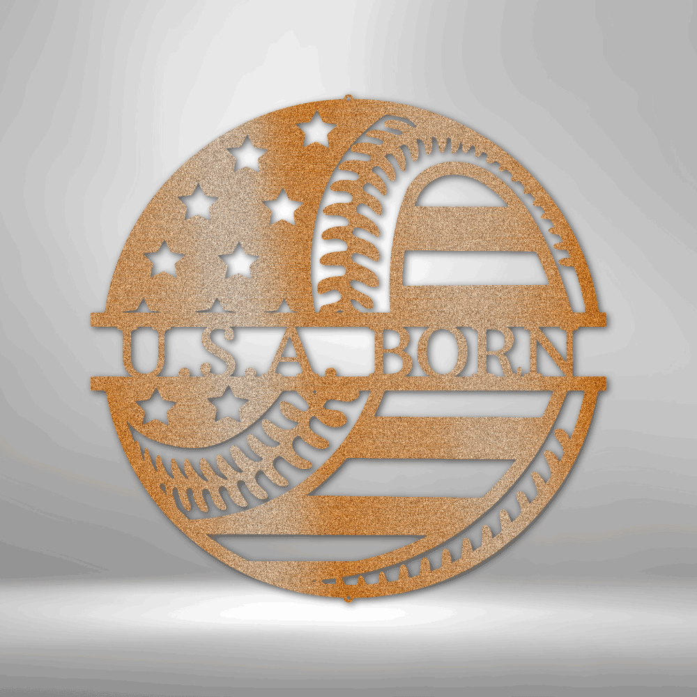 America's Pastime (Baseball) - Metal Sign