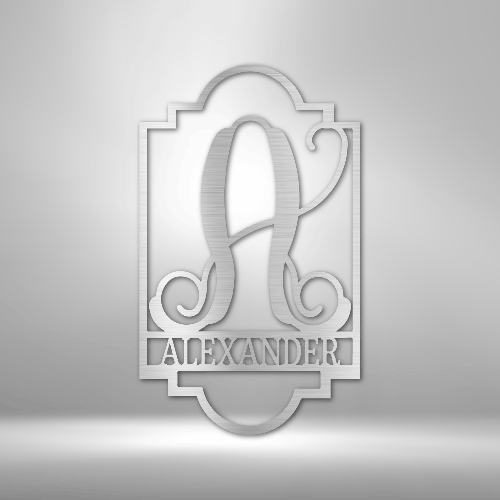 Regal Monogram - Steel Sign