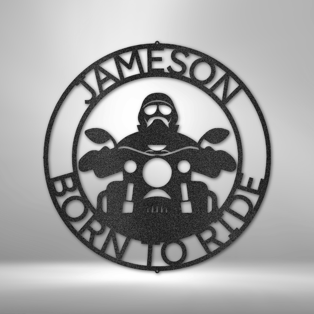 Motorcycle 5 - Steel Sign